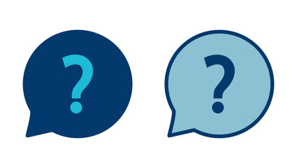 Question Icon vector isolated on white background. Question mark sign. help icon. Faq