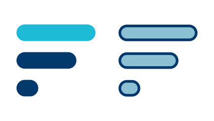 Obraz premium Menu Icon vector isolated on white background. web menu icon