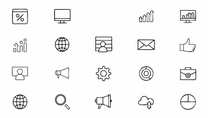 digital marketing set of web icons in line style   (1).eps