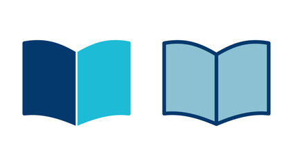 Book icon vector isolated on white background. Book vector icon. ebook icon