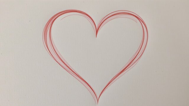 A symmetrical, stylized representation of a heart with two rounded lobes converging to a point at the bottom. The upper curves are smooth and full, suggesting a sense of warmth and affection