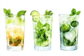 Refreshing Mojito Cocktails