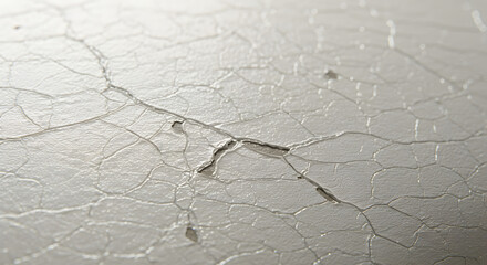Abstract Cracked Paint Surface Creates Interesting Textural Graphic Element