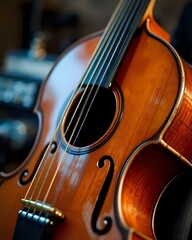 Fototapeta premium violin and bow