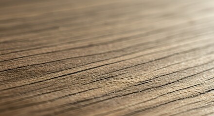Fototapeta premium Close-up Texture of Dark Brown Wood Grain Natural Wooden Surface Background