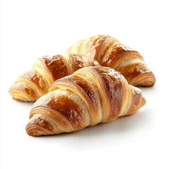 Delicious golden brown croissants freshly baked pastry treats food meal sweet bread wheat flaky white tasty snack bakery