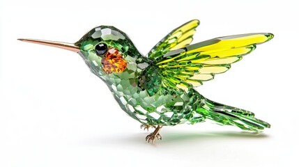 Obraz premium Colorful Hummingbird Figurine