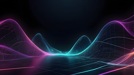 Fototapeta premium abstract wave background