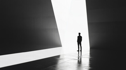 Creative business planning with creative, business planning contrast strategy elements in bold layout and high contrast style for innovation and startup energy. AI generative