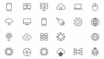 technology set of web icons in line style  informa (4).eps