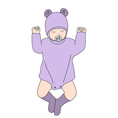 cartoon illustration of a girl