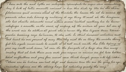 Vintage Script on Antique Paper Textures