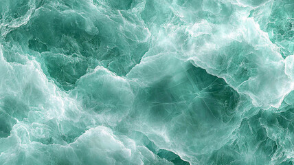 Fototapeta premium Green marble texture with intricate patterns and natural details copy space