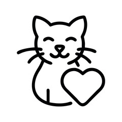 Pet Adoption Heart Cat Love Symbol
