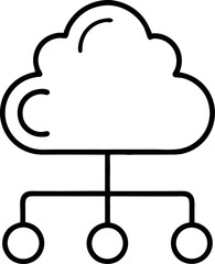 Cloud Networking Vector