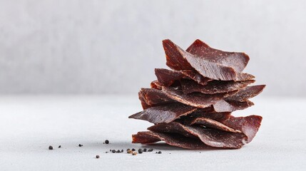 Delicious Beef Jerky Stacks