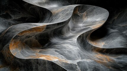 Naklejka premium Abstract stone curves