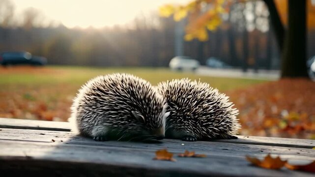 hedgehog in the park