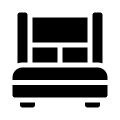 Bed glyph icon