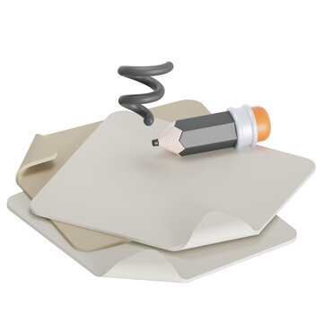 Empty content error state 3D Illustration