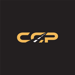 creative simple logo design initial CCP