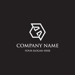 creative simple logo design initial CD