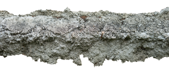 cement pile border isolated element