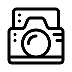 Photography line icon