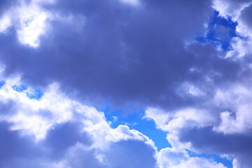 雲の多い空模様