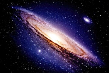 beautiful galaxy in space