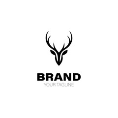 Stag Logo. Stag Logo Design. Stag Logo Brand. Stag Logo Design Isolated on White Background