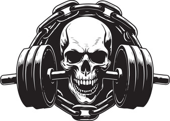 Skeleton Lifting Barbell SVG | Workout Gym Vector Clipart

Funny Skeleton Weightlifting SVG | Gym Fitness Silhouette

Halloween Gym SVG | Skeleton with Barbell Vector Design

Skeleton Barbell Clipart 