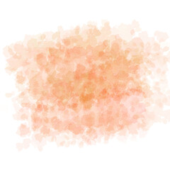 Watercolor splash, snowflake on white background