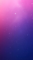 Obraz premium Abstract space scene, pink and purple gradient background with stars, use for digital design, wallpaper, or backdrop