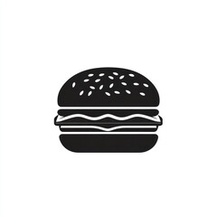 Fototapeta premium hamburger isolated on white