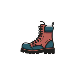 boot symbol for icon or logo template