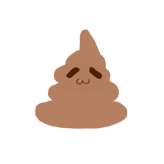かわいいウンチくんのイラスト素材（JPEG/PNG）