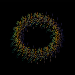 Abstract Black Hole in Space – Digital Illustration