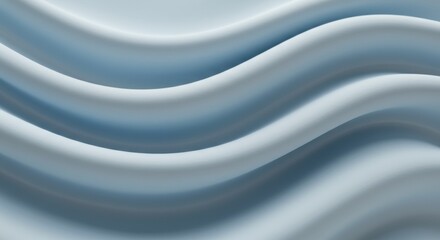 Fototapeta premium Light blue wavy textile background