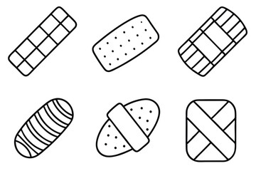 Bandages Comfort Wrap Line Art