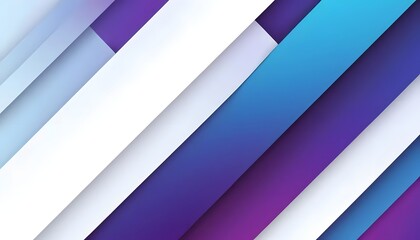 Fototapeta premium A vibrant symphony of diagonal stripes in cool blues and purples, creating a dynamic and modern abstract design with subtle shading and soft color transitions.