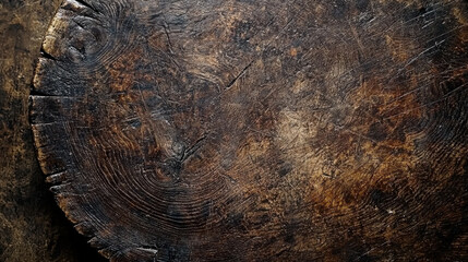 Obraz premium close up of rustic wooden surface with visible grain patterns