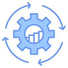 Data Management Icon Element For Design