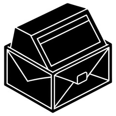 Minimalist Envelope Icon Vector Design
