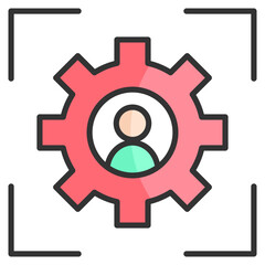 Focus Icon Element For Design