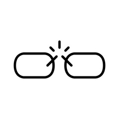 Fototapeta premium Broken link