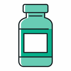 vector illustration of a bottle