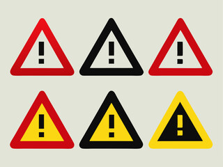 Obraz premium set of road signs