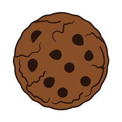 Cookie vector Design, art, and illustration on a white background