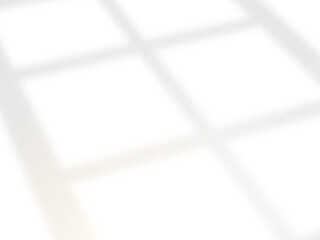 Soft window frame shadow overlay with bright natural sunlight, ideal for background texture, photo mockups, and design realism.